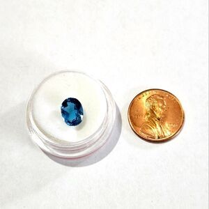 💎London Blue Topaz, natural and so beautiful.